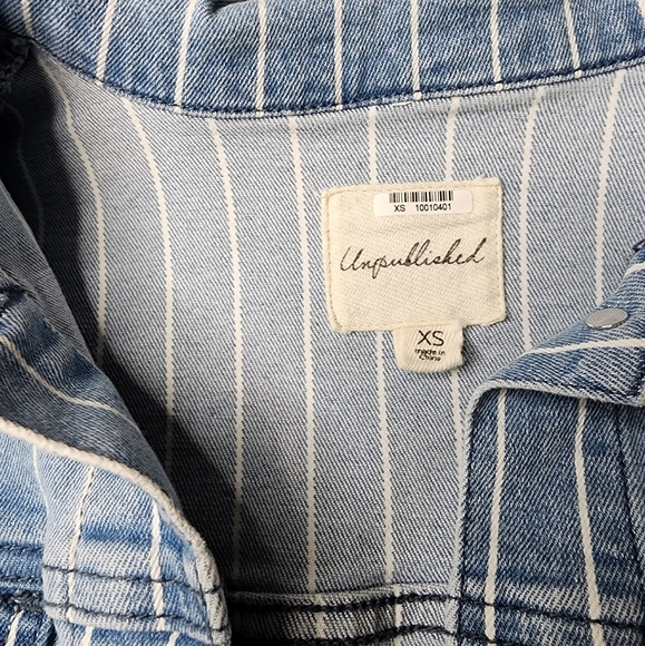 UNPUBLISHED DENIMRUBY VINTAGE CUT TRUCKER JACKET - Picture 7 of 7